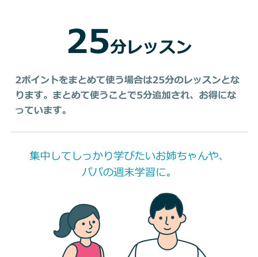 25分レッスン