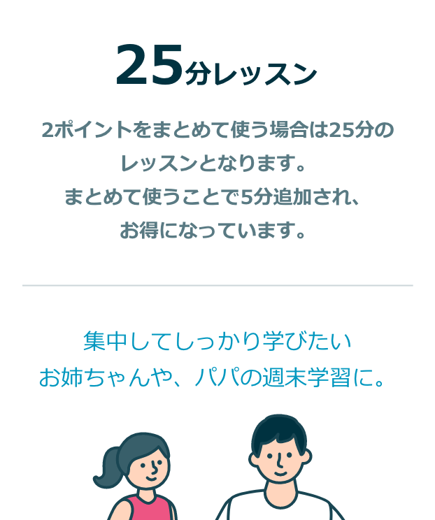 25分レッスン